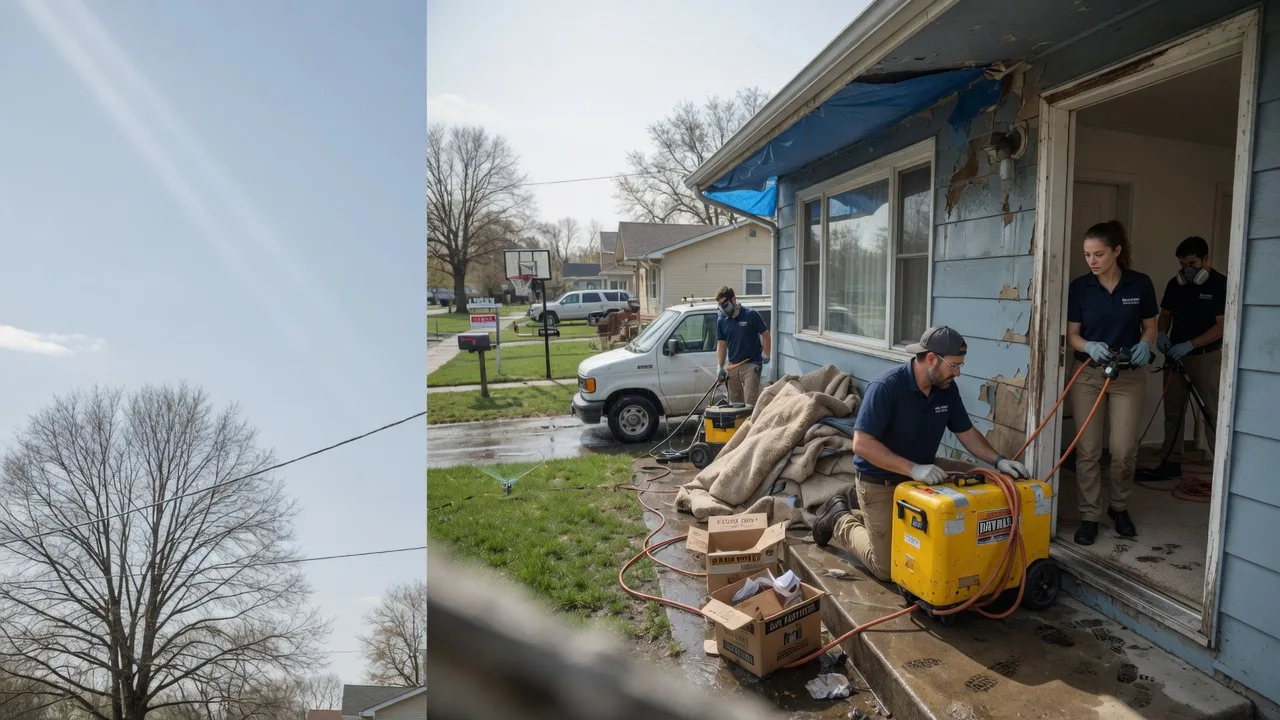 Basement Flood Cleanup in Liberty, IN near me